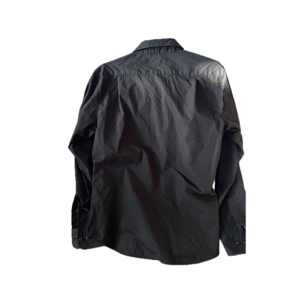 Beverly Hills Polo Club Black Button Down Long Sleeve Mens L - Picture 3 of 3